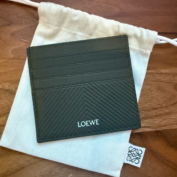 Open cardholder in textured classic calfskin